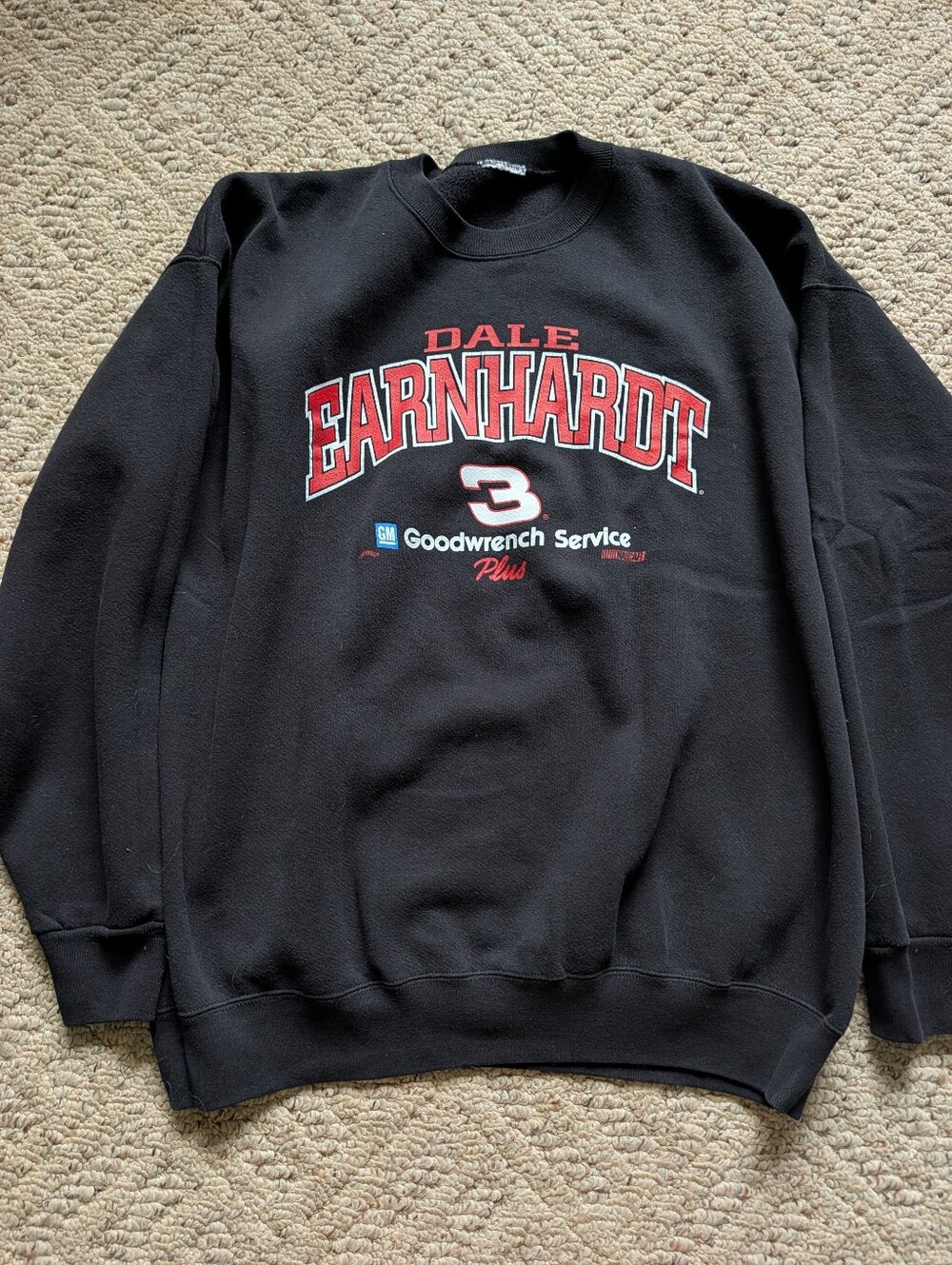 Vintage 90s Nascar Dale Earnhardt Sr Sweatshirt GM Goodwrench #3 Retro Racing